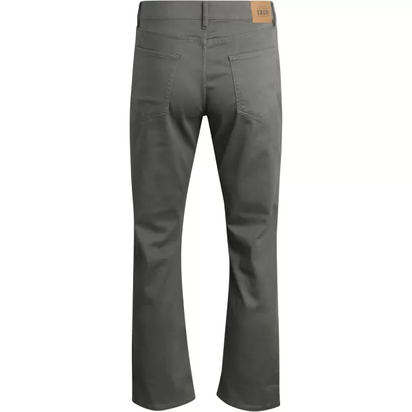 IZOD Men's Jeans - Regular Fit Comfort Stretch Knit Denim Jeans - Straight Leg Casual Pants for Men