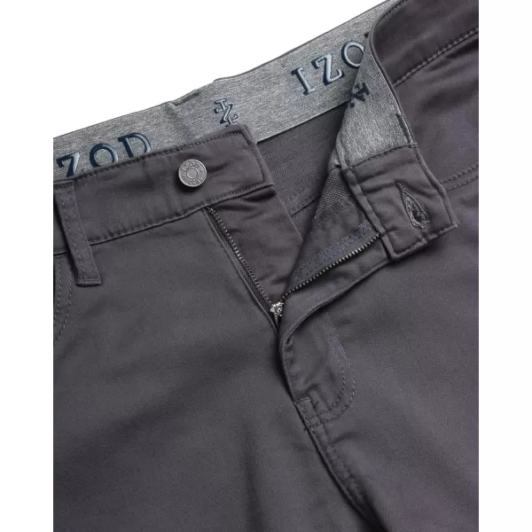 IZOD Men's Jeans - Regular Fit Comfort Stretch Knit Denim Jeans - Straight Leg Casual Pants for Men