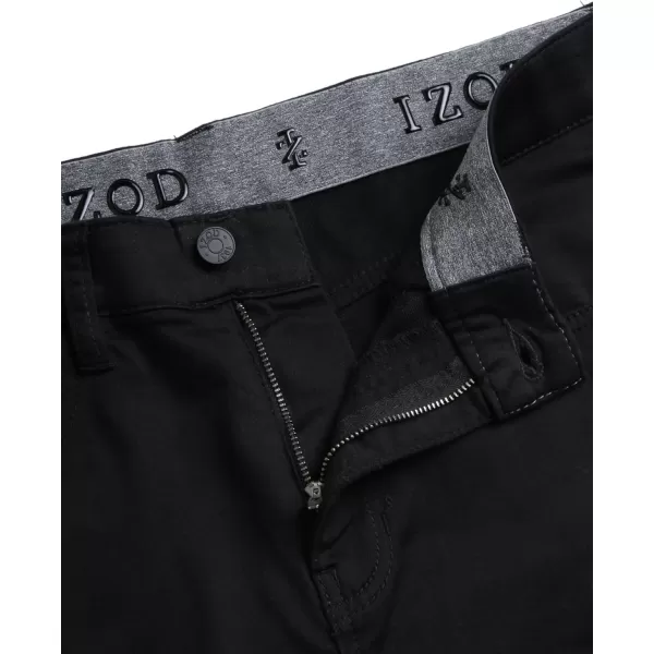 IZOD Men's Jeans - Regular Fit Comfort Stretch Knit Denim Jeans - Straight Leg Casual Pants for Men