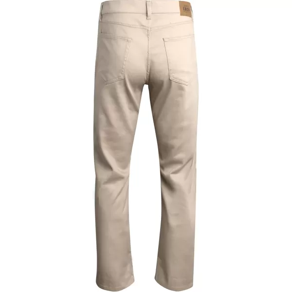 IZOD Men's Jeans - Regular Fit Comfort Stretch Knit Denim Jeans - Straight Leg Casual Pants for Men