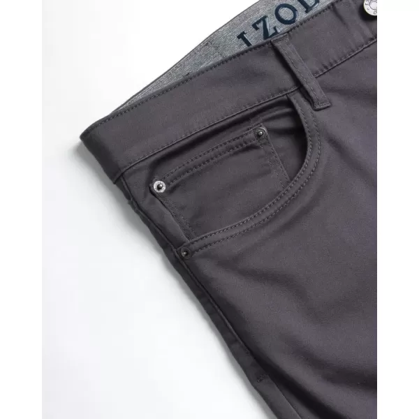 IZOD Men's Jeans - Regular Fit Comfort Stretch Knit Denim Jeans - Straight Leg Casual Pants for Men