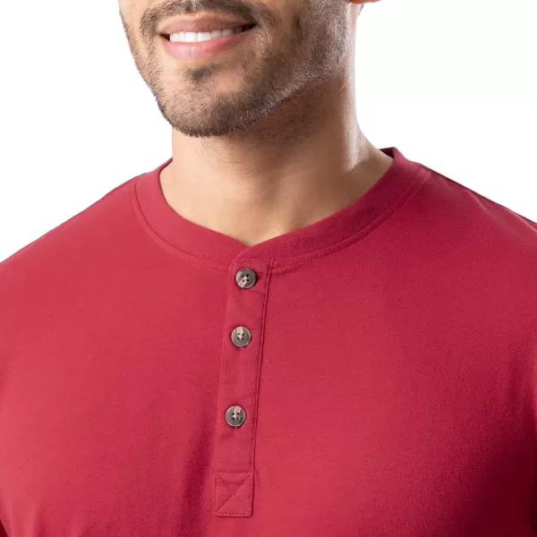 IZOD Men's Jersey Henley Top and Micro Fleece Pant Sleep Set