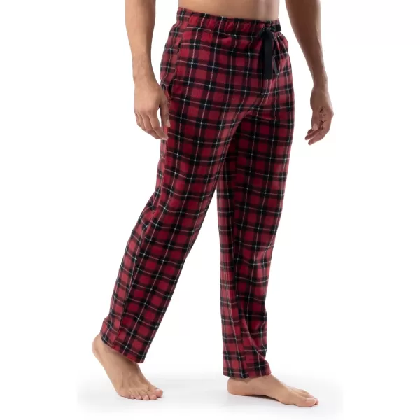 IZOD Men's Jersey Henley Top and Micro Fleece Pant Sleep Set