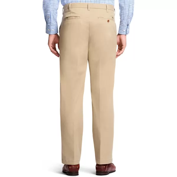 IZOD Men's Performance Stretch Classic Fit Flat Front Chino Pant