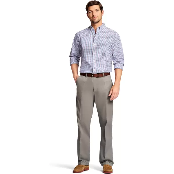 IZOD Men's Performance Stretch Classic Fit Flat Front Chino Pant