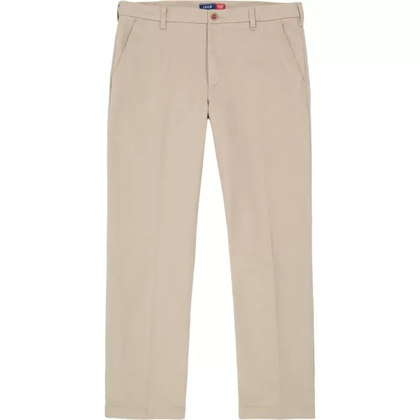 IZOD Men's Performance Stretch Classic Fit Flat Front Chino Pant