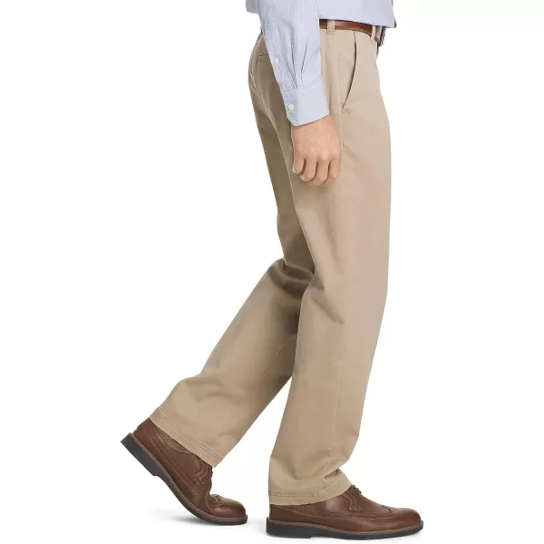 IZOD Men's Performance Stretch Straight Fit Flat Front Chino Pant