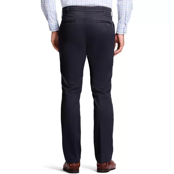 IZOD Men's Performance Stretch Straight Fit Flat Front Chino Pant