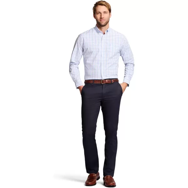 IZOD Men's Performance Stretch Straight Fit Flat Front Chino Pant