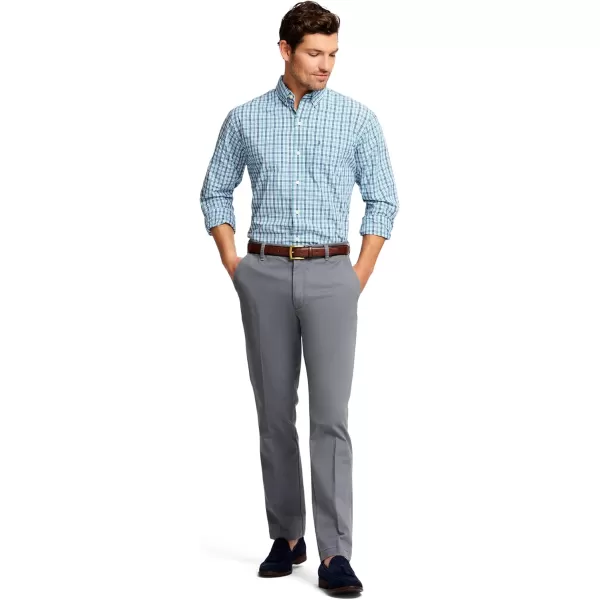 IZOD Men's Performance Stretch Straight Fit Flat Front Chino Pant