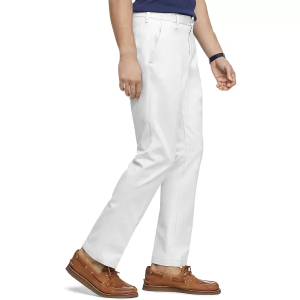 IZOD Men's Performance Stretch Straight Fit Flat Front Chino Pant