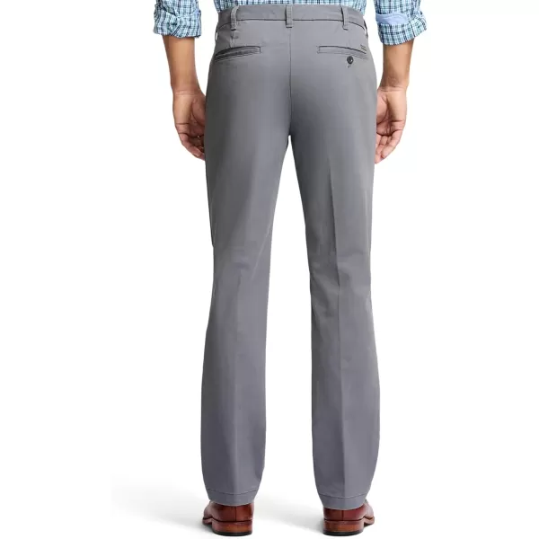 IZOD Men's Performance Stretch Straight Fit Flat Front Chino Pant