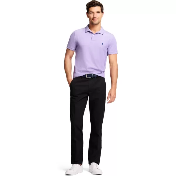 IZOD Men's Performance Stretch Straight Fit Flat Front Chino Pant