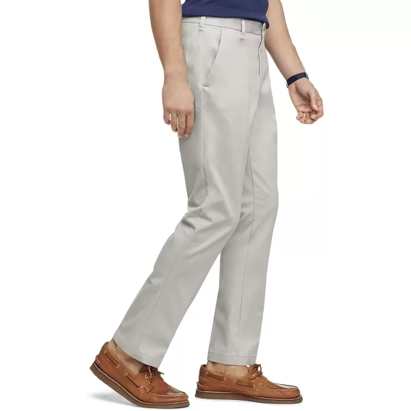 IZOD Men's Performance Stretch Straight Fit Flat Front Chino Pant