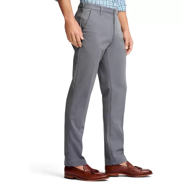 IZOD Men's Performance Stretch Straight Fit Flat Front Chino Pant