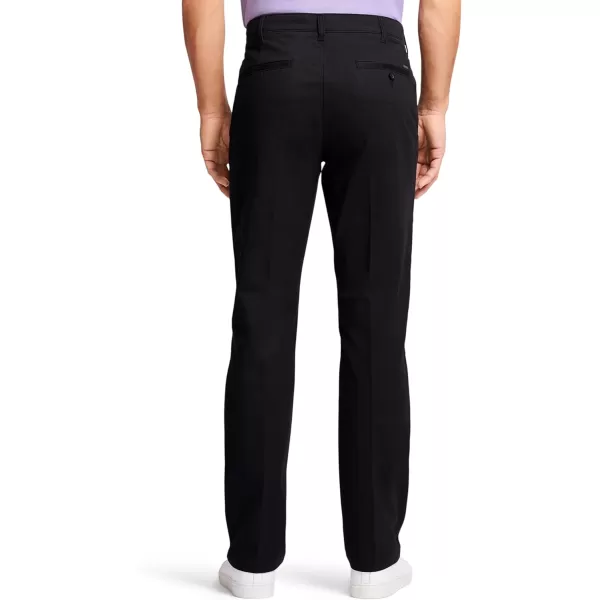 IZOD Men's Performance Stretch Straight Fit Flat Front Chino Pant