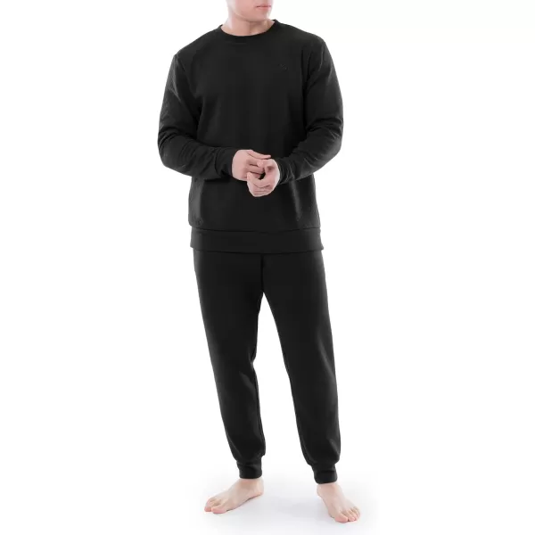 IZOD Men's Quilted Knit Crewneck Long Sleeve Sweatshirt