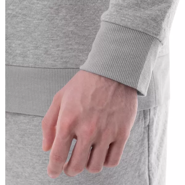 IZOD Men's Quilted Knit Crewneck Long Sleeve Sweatshirt