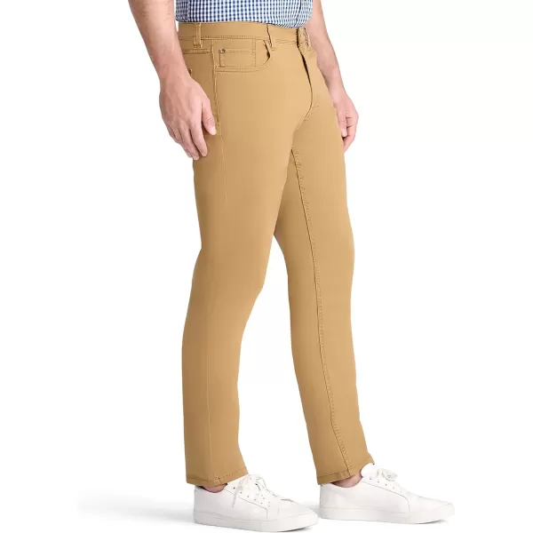 IZOD Men's Saltwater Stretch Flat-Front Chino Pants