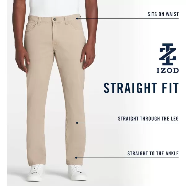 IZOD Men's Saltwater Stretch Flat-Front Chino Pants