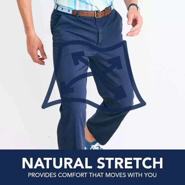 IZOD Men's Saltwater Stretch Flat Front Fit Chino Pant