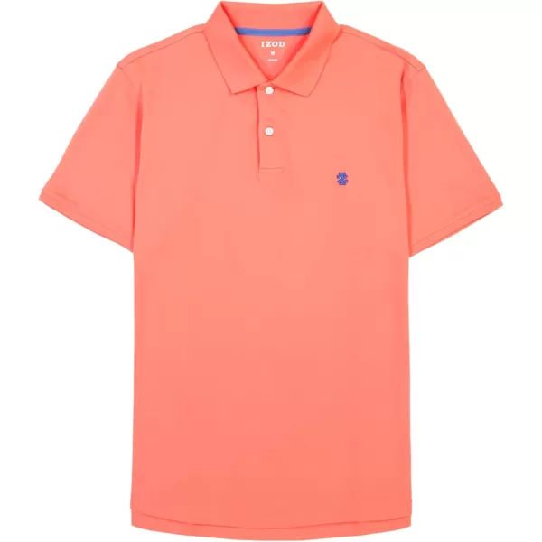 IZOD Men's Short Sleeve Interlock Polo Shirt