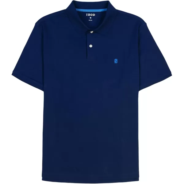 IZOD Men's Short Sleeve Interlock Polo Shirt