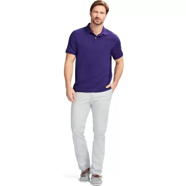 IZOD Men's Short Sleeve Interlock Polo Shirt