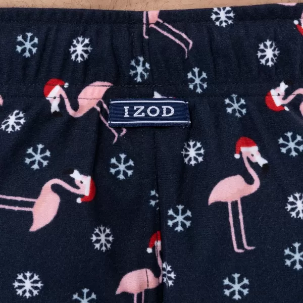 IZOD mens Flannel Fleece Sleep Pant
