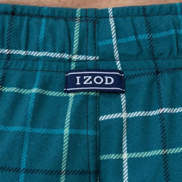 IZOD mens Flannel Fleece Sleep Pant