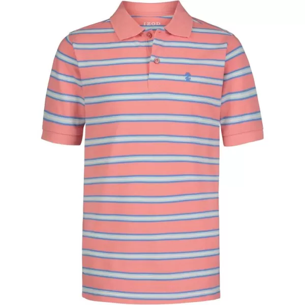 IZOD Boys' Short Sleeve Pique Polo Shirt