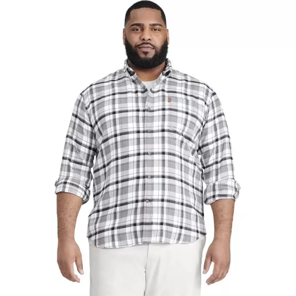 IZOD Men's Big &amp; Tall Advantage Performance Flannel Long Sleeve Stretch Button Down Shirt