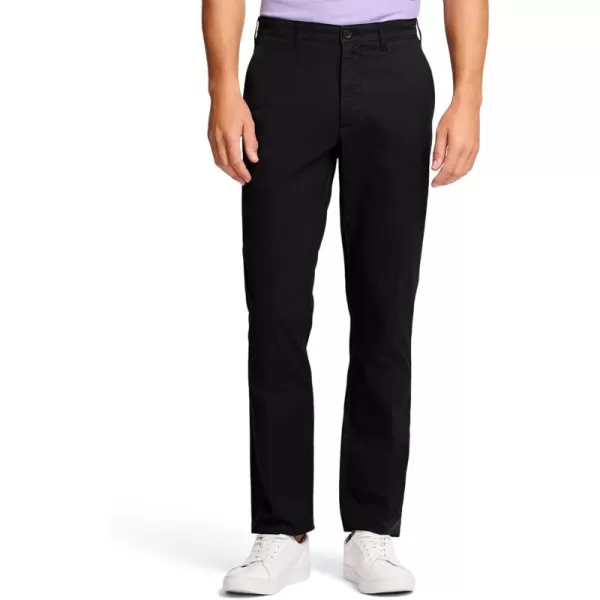 IZOD Men's Performance Stretch Straight Fit Flat Front Chino Pant