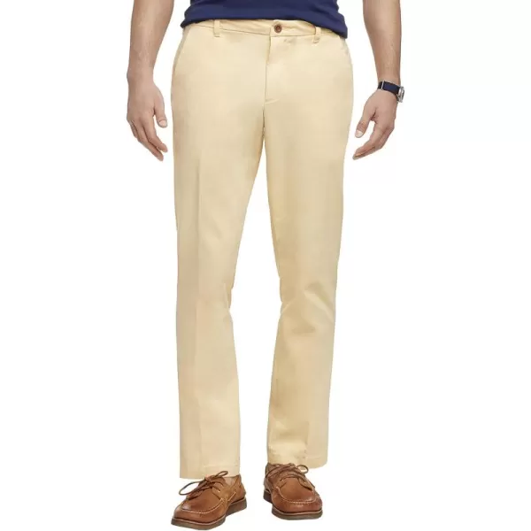 IZOD Men's Performance Stretch Straight Fit Flat Front Chino Pant