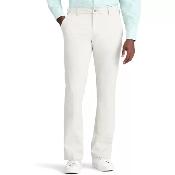 IZOD Men's Performance Stretch Straight Fit Flat Front Chino Pant