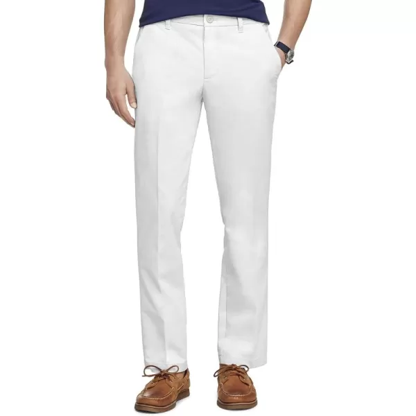 IZOD Men's Performance Stretch Straight Fit Flat Front Chino Pant