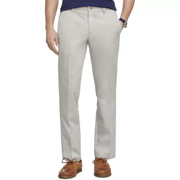 IZOD Men's Performance Stretch Straight Fit Flat Front Chino Pant