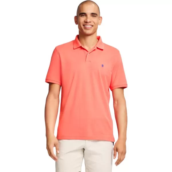 IZOD Men's Short Sleeve Interlock Polo Shirt