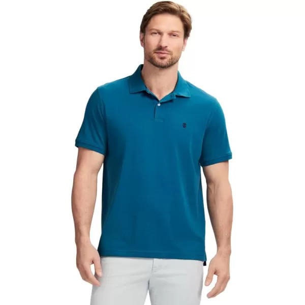 IZOD Men's Short Sleeve Interlock Polo Shirt