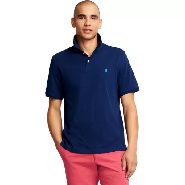 IZOD Men's Short Sleeve Interlock Polo Shirt