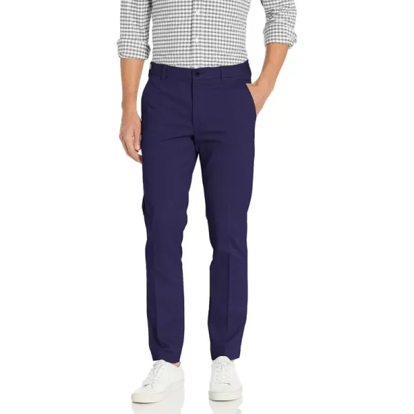 IZOD Men's Slim Fit Advantage Performance Stretch Flat Front Chino Pant