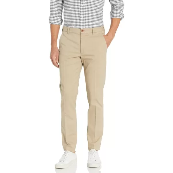 IZOD Men's Slim Fit Advantage Performance Stretch Flat Front Chino Pant