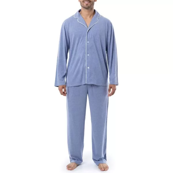 IZOD Men's Sueded Jersey Knit Pajama Set