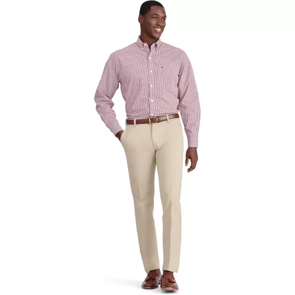 IZOD Men's Performance Comfort Long Sleeve Gingham Button Down Shirt