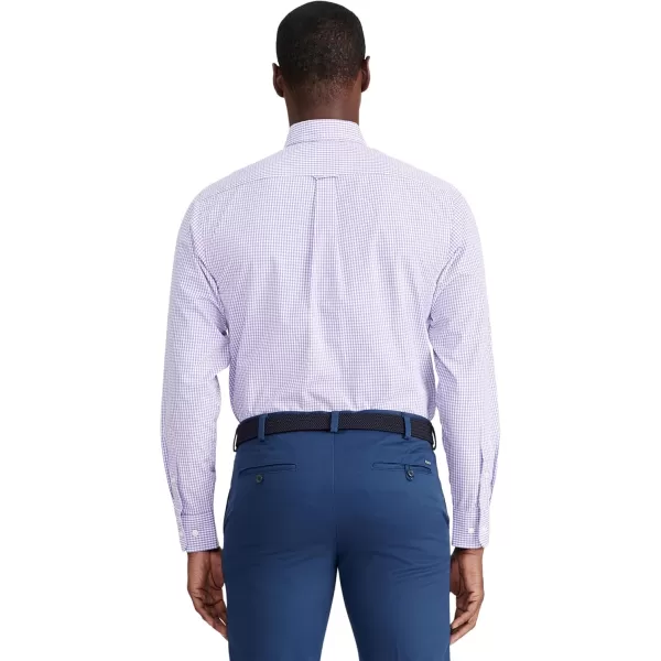 IZOD Men's Performance Comfort Long Sleeve Gingham Button Down Shirt