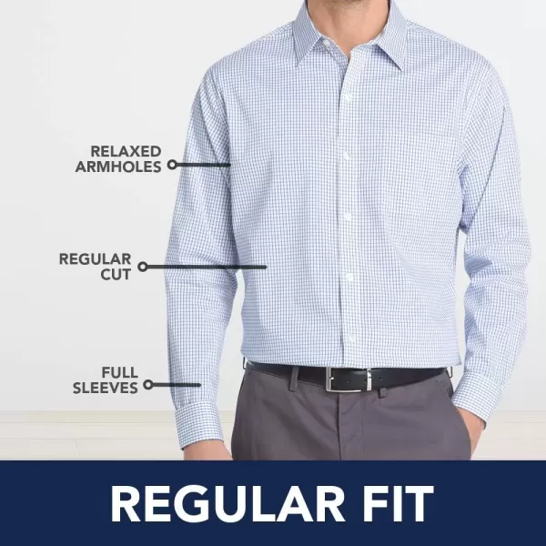 IZOD Men's Performance Comfort Long Sleeve Gingham Button Down Shirt