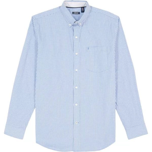 IZOD Men's Performance Comfort Long Sleeve Gingham Button Down Shirt