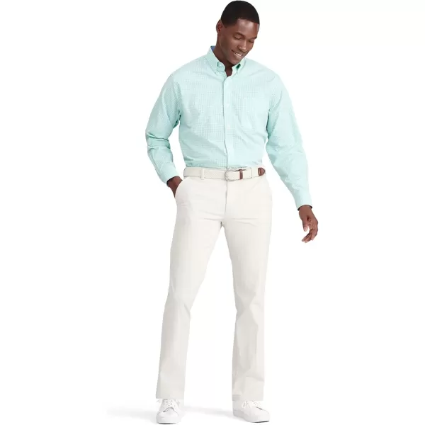 IZOD Men's Performance Comfort Long Sleeve Gingham Button Down Shirt