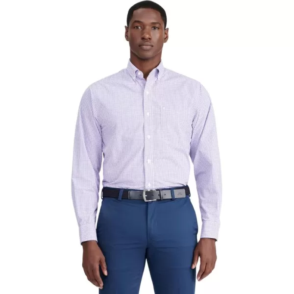 IZOD Men's Performance Comfort Long Sleeve Gingham Button Down Shirt