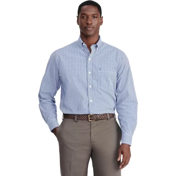 IZOD Men's Performance Comfort Long Sleeve Gingham Button Down Shirt